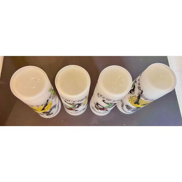 MCM Vintage 1940s-1950s CALYPSO~6pc/13oz~COLLINS GLASSES~BAR~TUMBLERS~CARIBBEAN